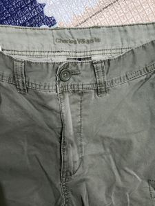 Charles Vogele Cotton Cargo Shorts For Men