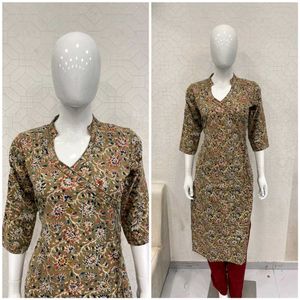 Floral Print Kurti Pair Sizes Available M TO XXL