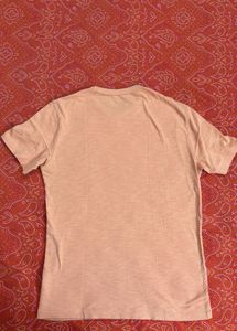 American Eagle Peach Crew Neck T-Shirt - Size M