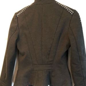 H&amp;M fitted Stylish Embellished Black Blazer
