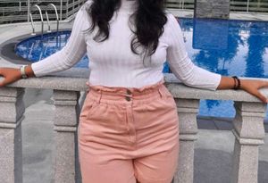 Ribbed Mock Neck Top