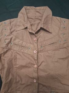 Chocolate Brown Shirt Top 🤎