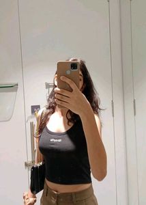 Black 'Favourite' Tank Top (Size-XS)