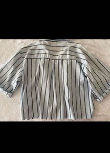 FREE Delivery ZARA Oversize cropped Shirt