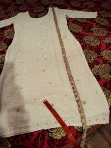 Inner Attached Pure Chicken Work Kurta Size Issues