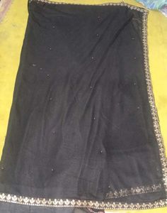 Black Embellished Saree