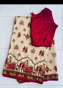 Kantha Stitched Saree