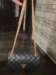 Black Quilted Party Shoulder Bag