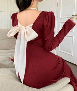 Elegant Maroon Maxi Dress