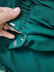 Green Embroidered Kurta Set