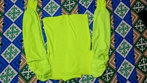Neon Green Long Sleeve Top