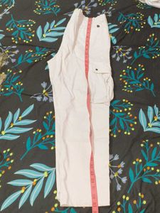 White Cargo Pants