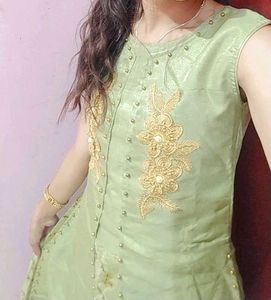 Elegant Ethnic Gown with Embroidery