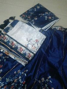Lahenga With Unstitched Blouse &amp; Dupatta..