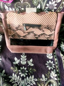 Vintage Snake Print Purse