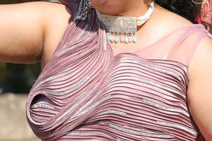 Ruffle Mauve Floral Lehenga Choli