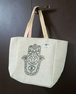 100% Hemp Tote Women's Bag For Office Travelling