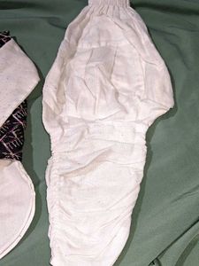 Traditional White Kurta Pajama With Black Jacket