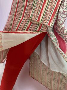 Striped Cotton Kurta Dupatta Set