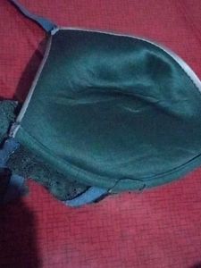 Hot Shining Silver Grey Padded Bra