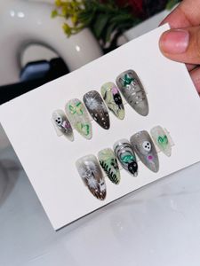 Hand Painted Press-On Nails