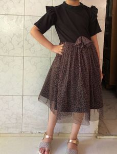 Cute Leopard Print Tutu Dress