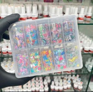 Heart Nail Art Foil Transfers