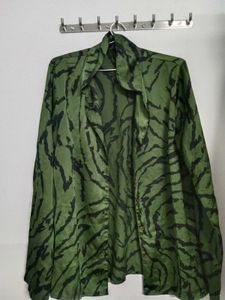 Aesthetic Dark Green Shirt