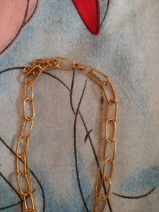 Gold Heart Layered Necklace