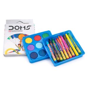 Doms Colour Pencil, Crayon &amp; Paint Set