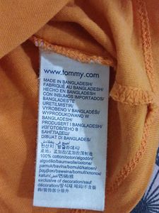 Tommy Hilfiger Orange Tee