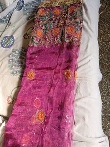 Beautiful Purple Sari