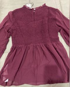 JDY BY ONLYSmocked Peplum Top