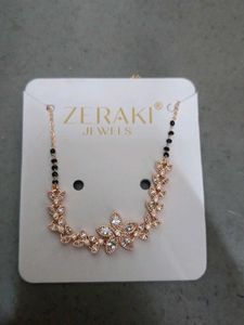 Rose Gold Floral Mangalsutra