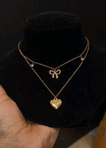 Gold Layered Necklace Set