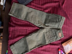 Zudio- Olive Green Jogger’s Denim For Kids Boys