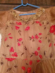 Rosegold Gown Newly Stitched