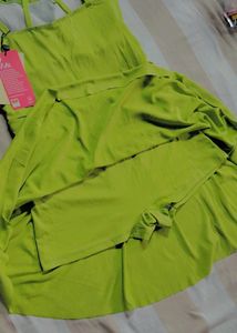 Green Padded Dress💚