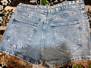 Denim Skort