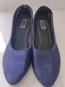 Blue Heeled Shoes