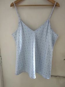 Blue Polka Dot Cami
