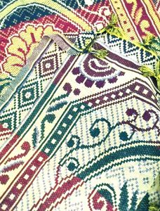 Vintage Style Floral Tapestry