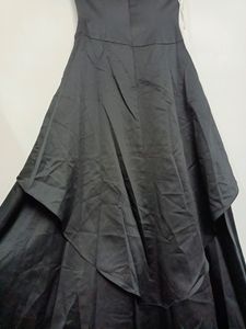 Black Colour Flare Tube Dress