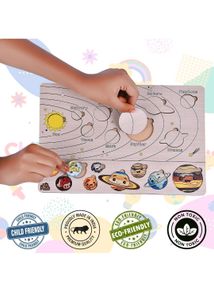 The Relic Treasures Wooden Solar System Puzzle .