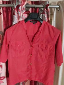 Impress! Coral Blouse - Size M
