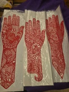 Mehndi Hand Stencils