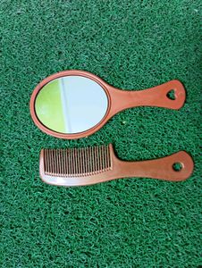Vintage Mirror Comb Set