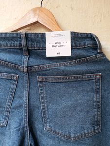 Denim Blue Wide Leg H&amp;M Jeans (Women)