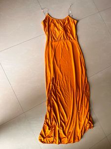 Orange Dress Long
