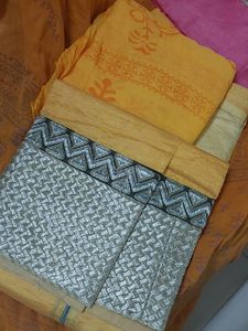 Combo of dress material and top fabric